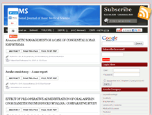 Tablet Screenshot of ijbms.com